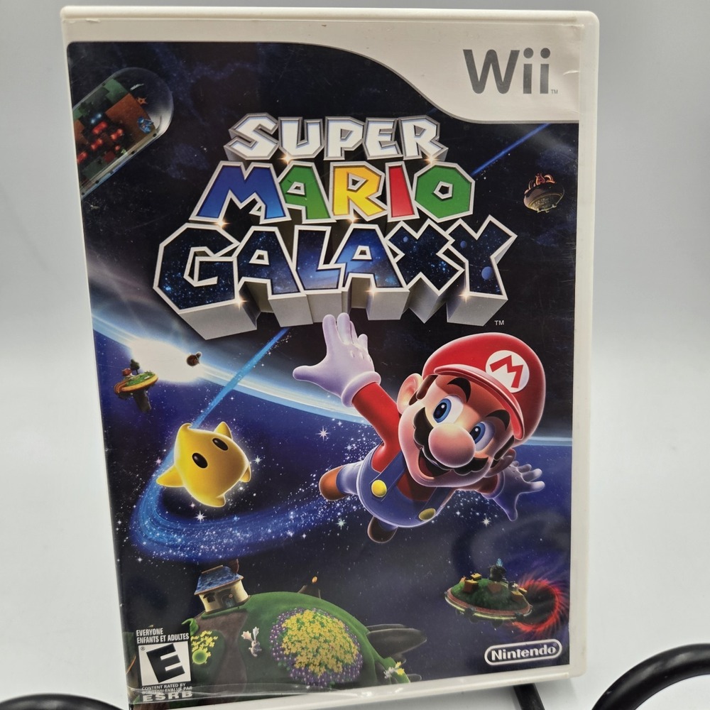 Super Mario Galaxy Nintendo Wii Video Game Pre-Owned Tested And Works